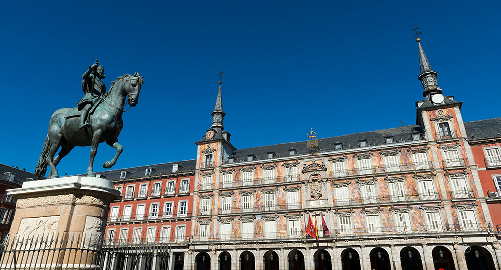 Plaza Mayor in Madrid, Spain