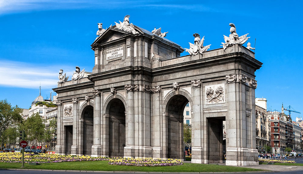 Puerta de Alcala in Madrid, Spain