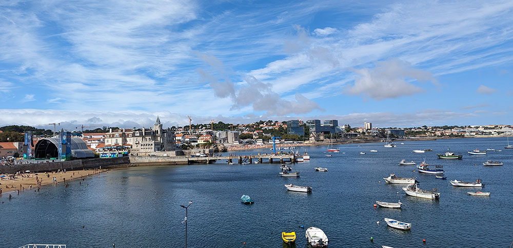 View of Cascais coastline