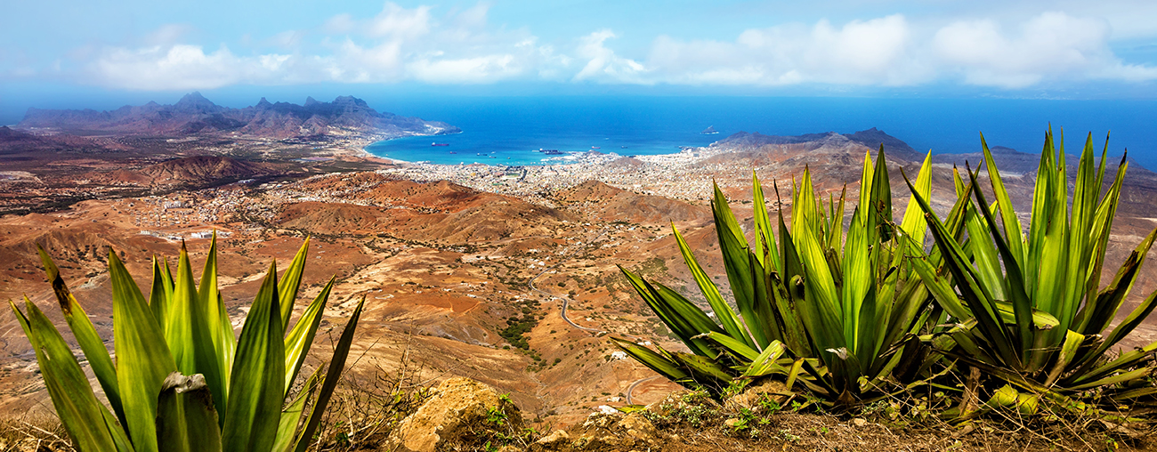 A breathtaking view from Monte Verde in São Vicente, Cabo Verde.