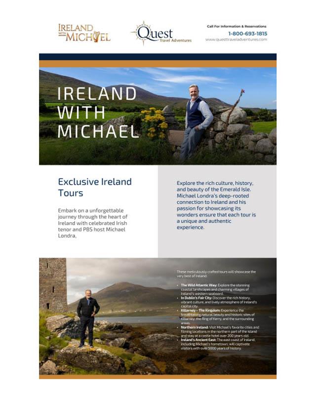 Exploring the Wine Regions of the - Ireland With Michael Brochure Image 