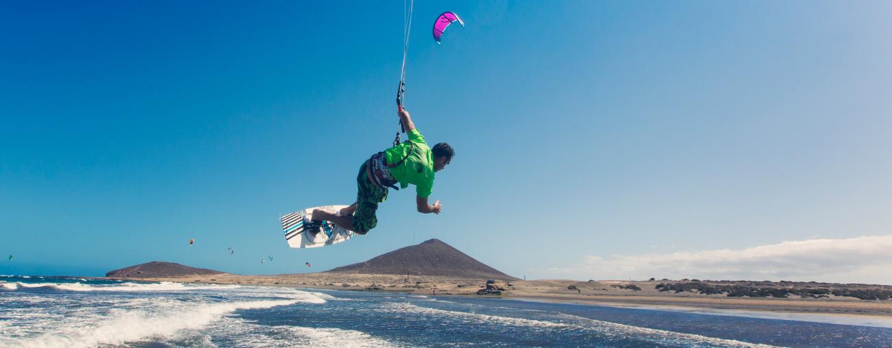 kitesurfing