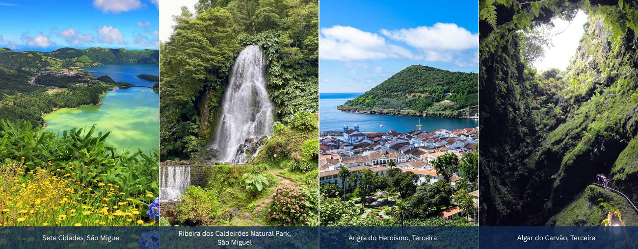 São Miguel and Terceira in the Azores 