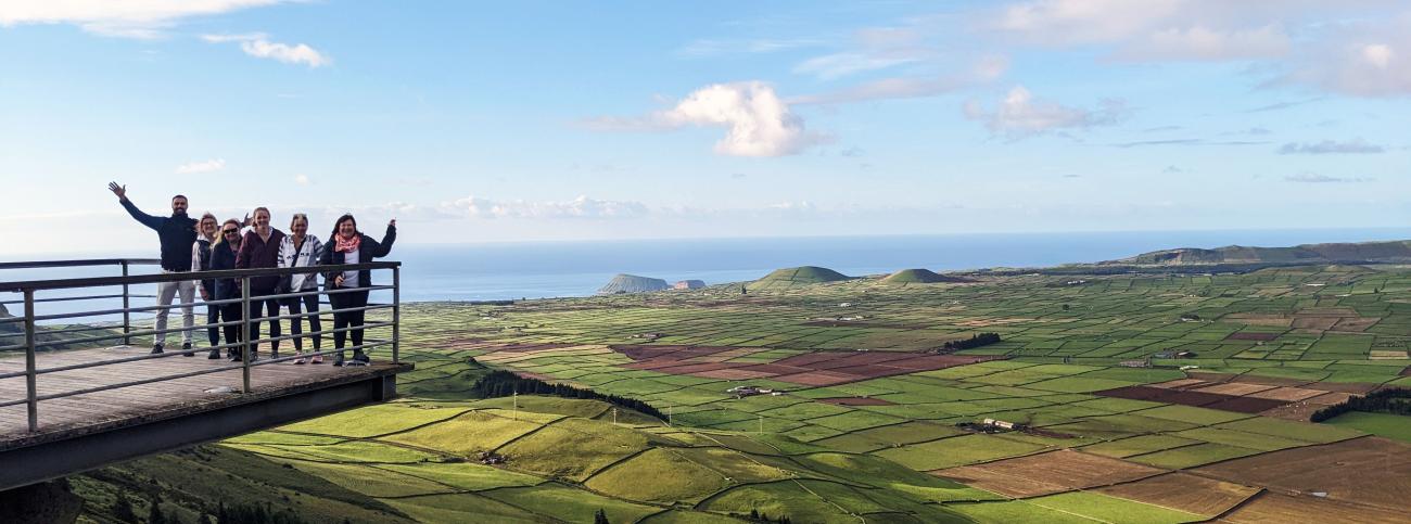 Patchwork landscape of Terceira