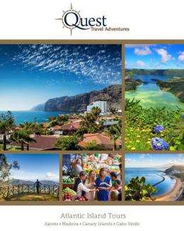 travel to azores from lisbon Quest brochure cover
