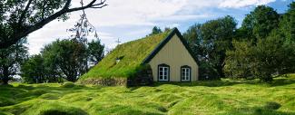 Iceland Turf House
