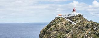 Lighthouse on Santa Maria Island in the Azores