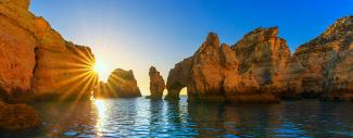 Algarve Portugal at Sunset