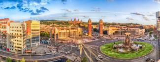 Placa d'Espanya Barcelona Spain