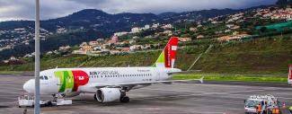 Flight at Madeira Airport