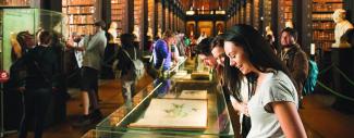 Book of Kells at Trinity College in Dublin