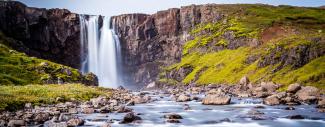 Iceland waterfall