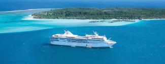 Paul Gauguin ship in Tahiti