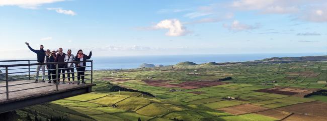 Patchwork landscape of Terceira